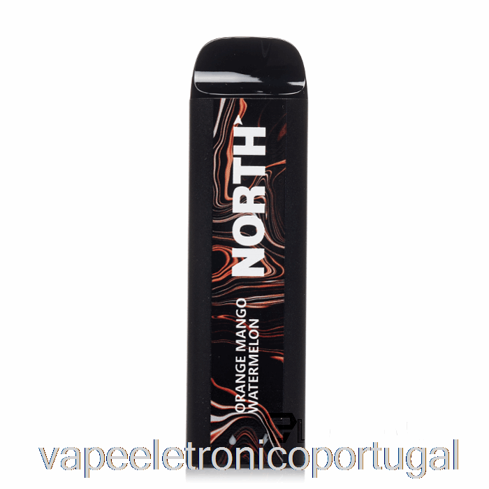 Vape Eletronico North 5000 Descartável Laranja Manga Melancia